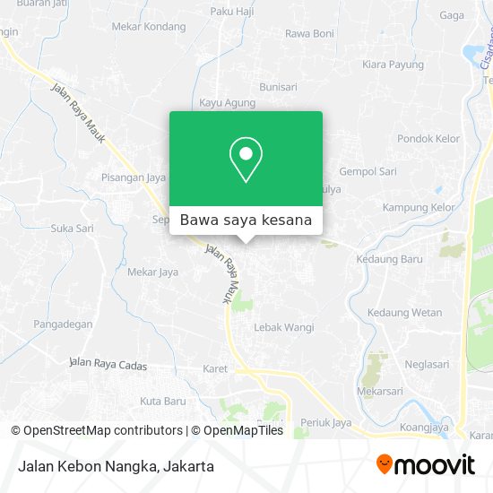 Peta Jalan Kebon Nangka