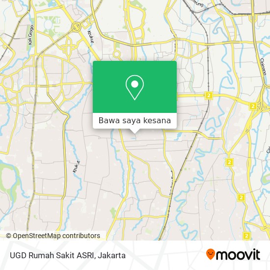 Peta UGD Rumah Sakit ASRI