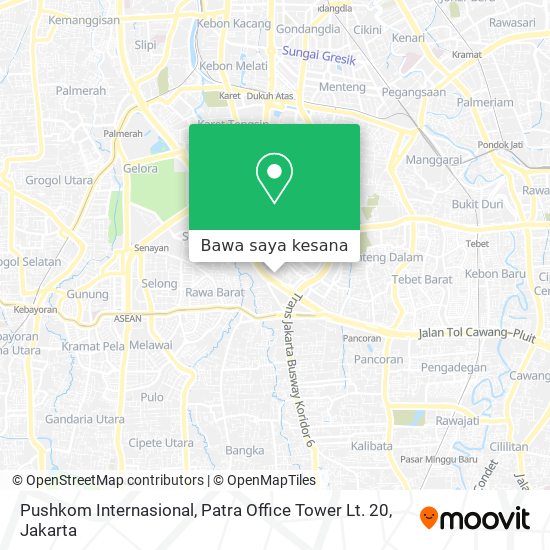 Peta Pushkom Internasional, Patra Office Tower Lt. 20