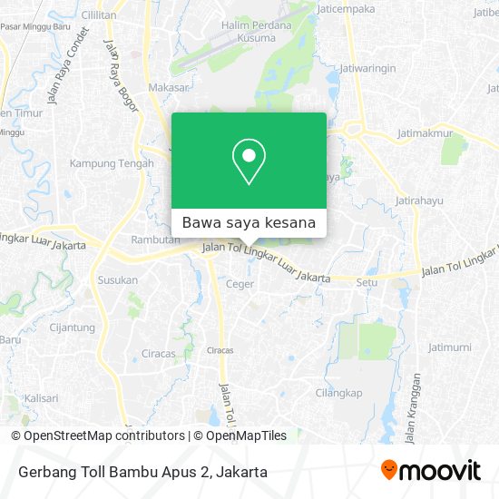 Peta Gerbang Toll Bambu Apus 2