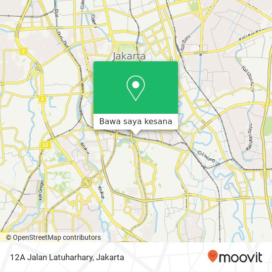 Peta 12A Jalan Latuharhary