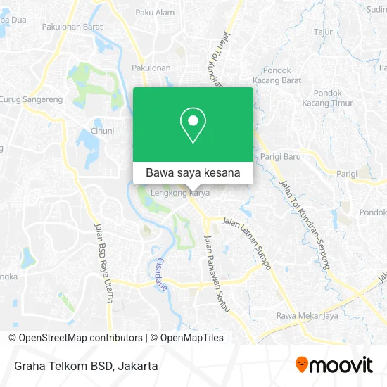 Peta Graha Telkom BSD