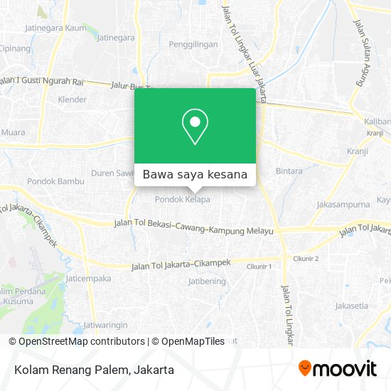 Peta Kolam Renang Palem