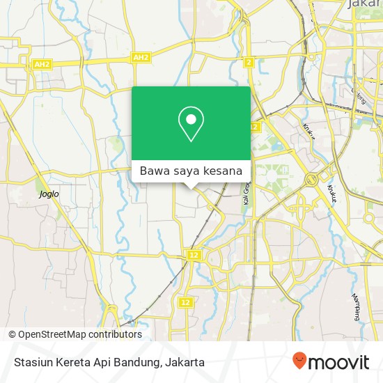 Peta Stasiun Kereta Api Bandung