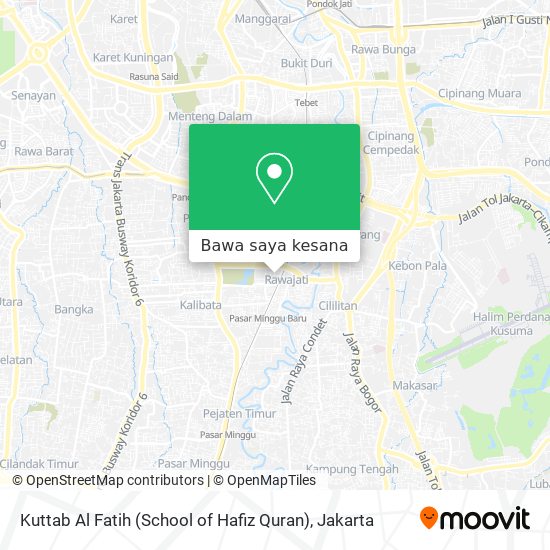 Peta Kuttab Al Fatih (School of Hafiz Quran)