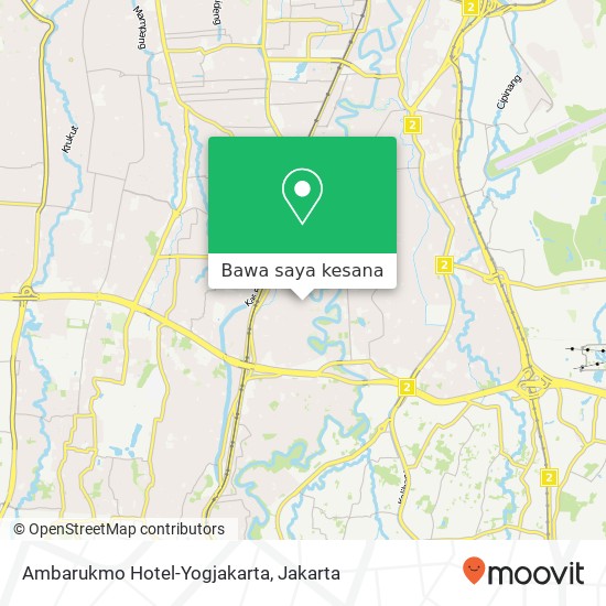 Peta Ambarukmo Hotel-Yogjakarta