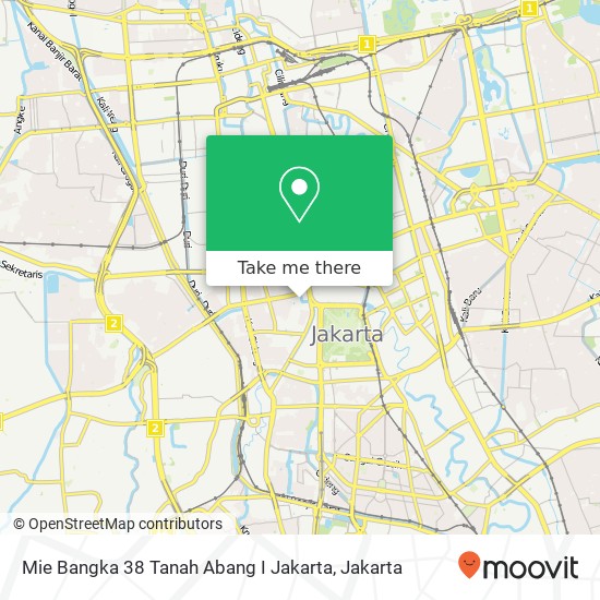 Peta Mie Bangka 38 Tanah Abang I Jakarta