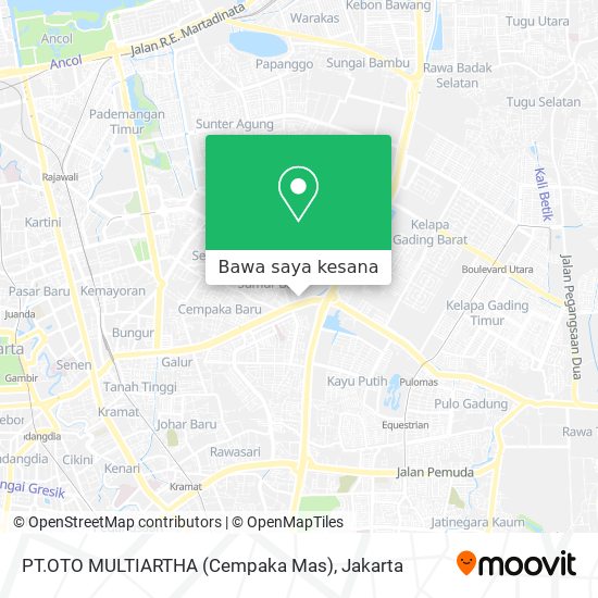 Peta PT.OTO MULTIARTHA (Cempaka Mas)