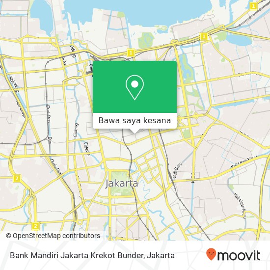 Peta Bank Mandiri Jakarta Krekot Bunder