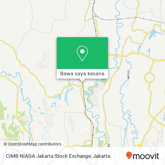 Peta CIMB NIAGA Jakarta Stock Exchange