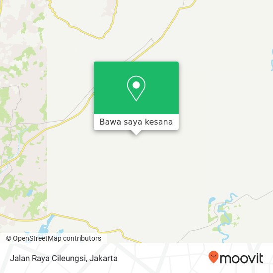 Peta Jalan Raya Cileungsi