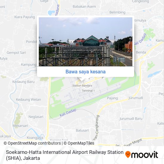 Peta Soekarno-Hatta International Airport Railway Station (SHIA)