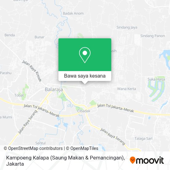 Peta Kampoeng Kalapa (Saung Makan & Pemancingan)
