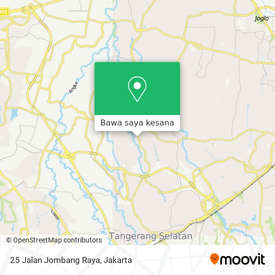 Peta 25 Jalan Jombang Raya