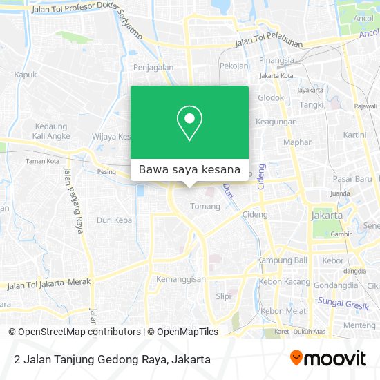 Peta 2 Jalan Tanjung Gedong Raya