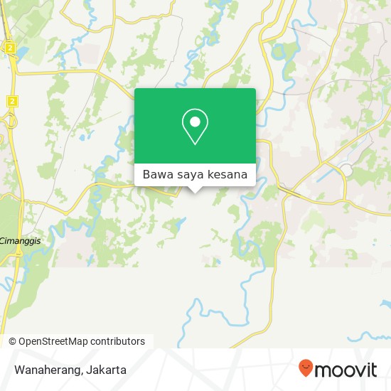 Peta Wanaherang