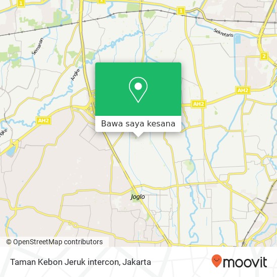 Peta Taman Kebon Jeruk intercon