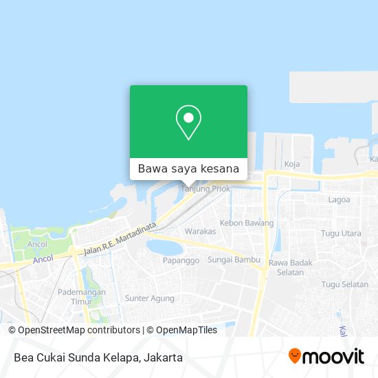 Peta Bea Cukai Sunda Kelapa