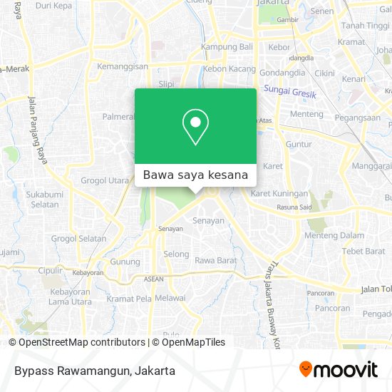 Peta Bypass Rawamangun