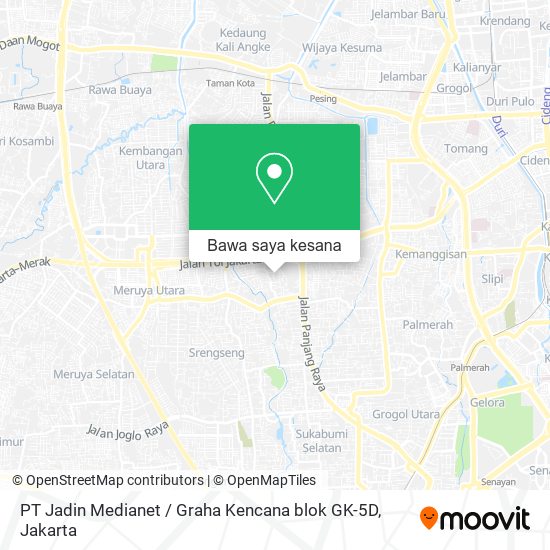 Peta PT Jadin Medianet / Graha Kencana blok GK-5D