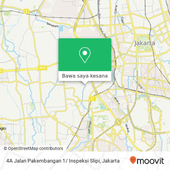 Peta 4A Jalan Pakembangan 1/ Inspeksi Slipi