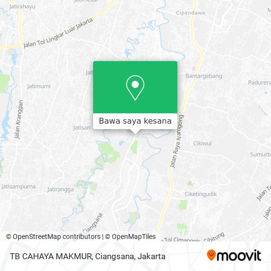 Peta TB CAHAYA MAKMUR, Ciangsana