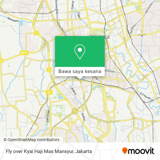 Peta Fly over Kyai Haji Mas Mansyur