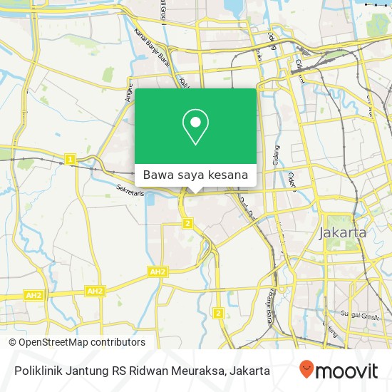 Peta Poliklinik Jantung RS Ridwan Meuraksa
