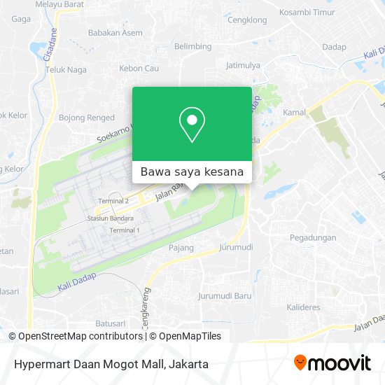 Peta Hypermart Daan Mogot Mall