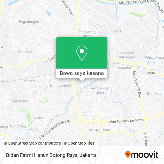 Peta Bidan Fatmi Hanun Bojong Raya