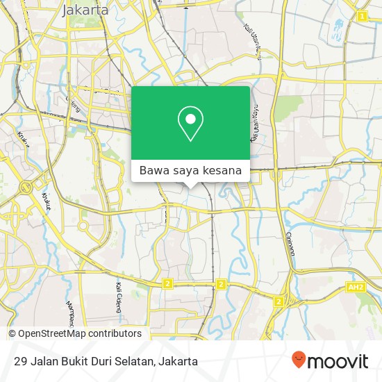 Peta 29 Jalan Bukit Duri Selatan