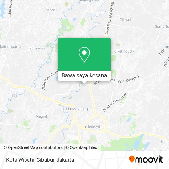 Peta Kota Wisata, Cibubur