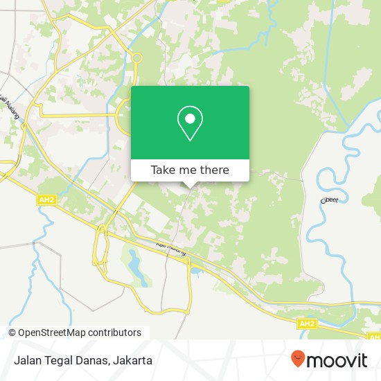 Peta Jalan Tegal Danas