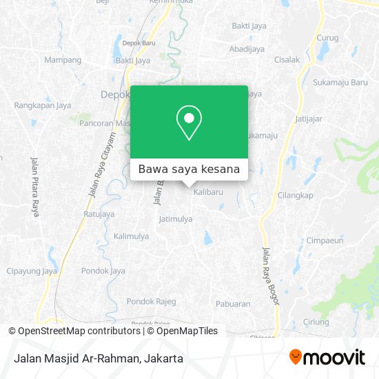 Peta Jalan Masjid Ar-Rahman