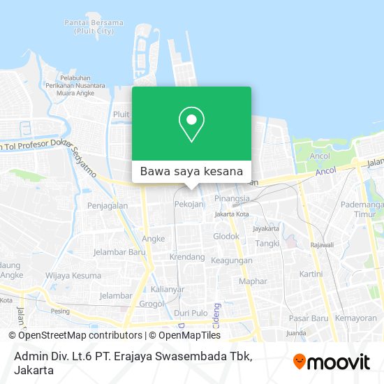 Peta Admin Div. Lt.6 PT. Erajaya Swasembada Tbk