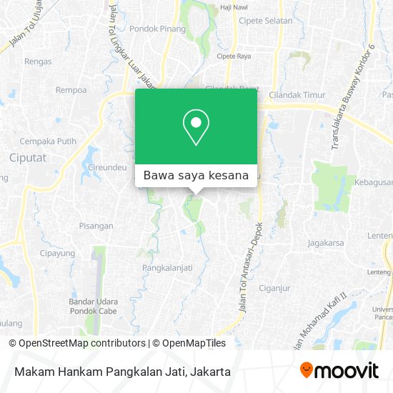 Peta Makam Hankam Pangkalan Jati