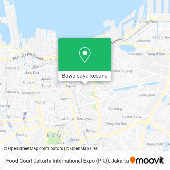 Peta Food Court Jakarta International Expo (PRJ)