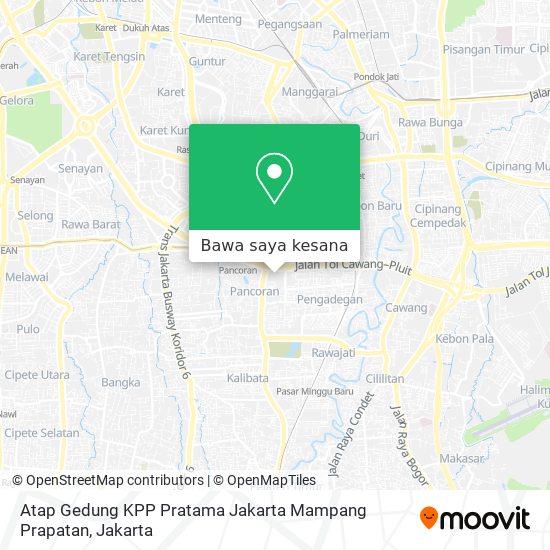 Peta Atap Gedung KPP Pratama Jakarta Mampang Prapatan