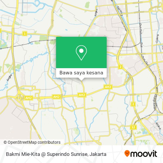 Peta Bakmi Mie-Kita @ Superindo Sunrise