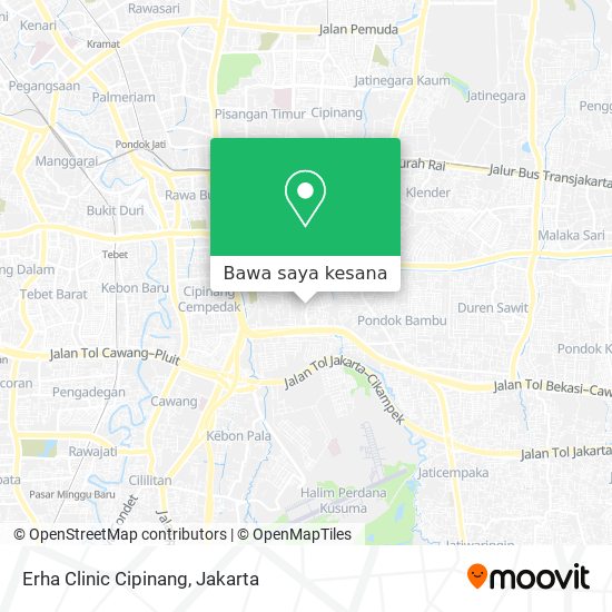 Peta Erha Clinic Cipinang