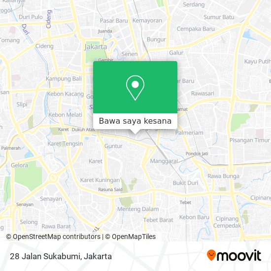 Peta 28 Jalan Sukabumi
