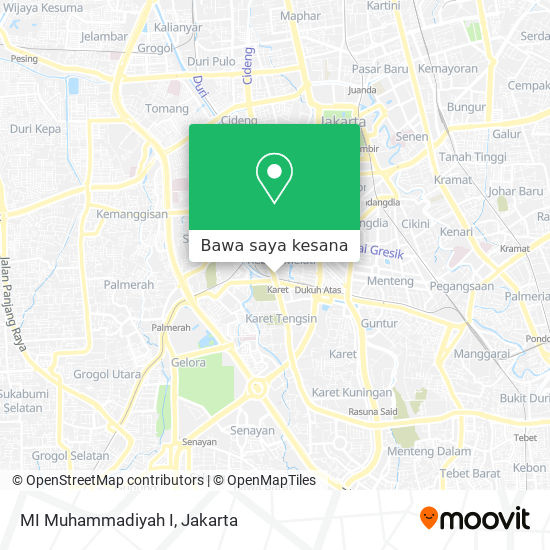 Peta MI Muhammadiyah I