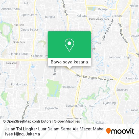 Peta Jalan Tol Lingkar Luar Dalam Sama Aja Macet Mahal Iyee Njing