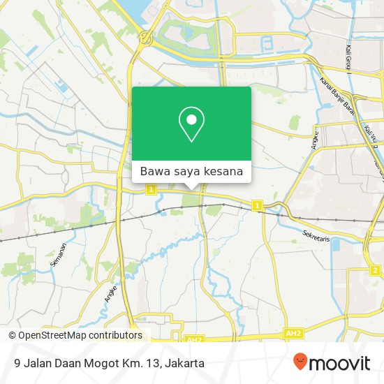 Peta 9 Jalan Daan Mogot Km. 13