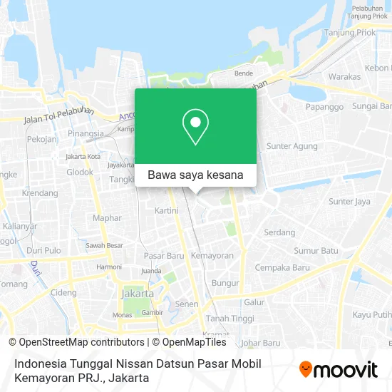 Map Prj Cara ke Indonesia Tunggal Nissan Datsun Pasar Mobil Kemayoran PRJ. di ...