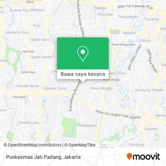 Peta Puskesmas Jati Padang