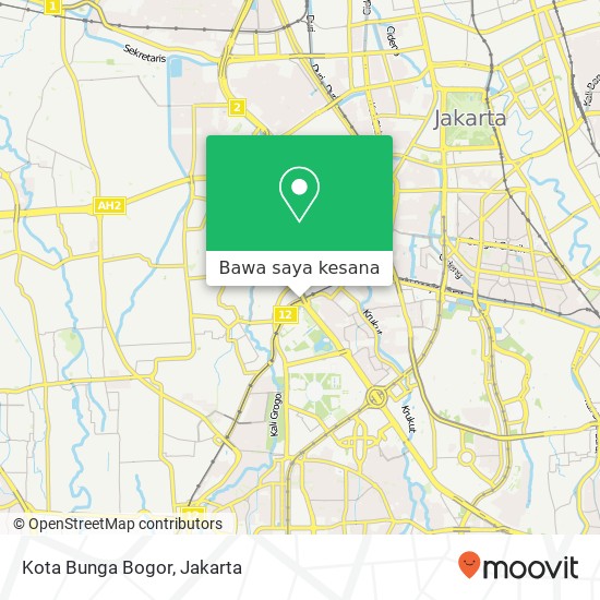 Peta Kota Bunga Bogor