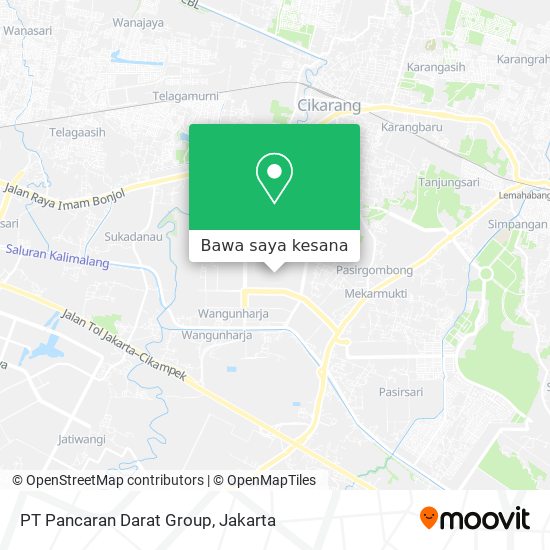 Peta PT Pancaran Darat Group