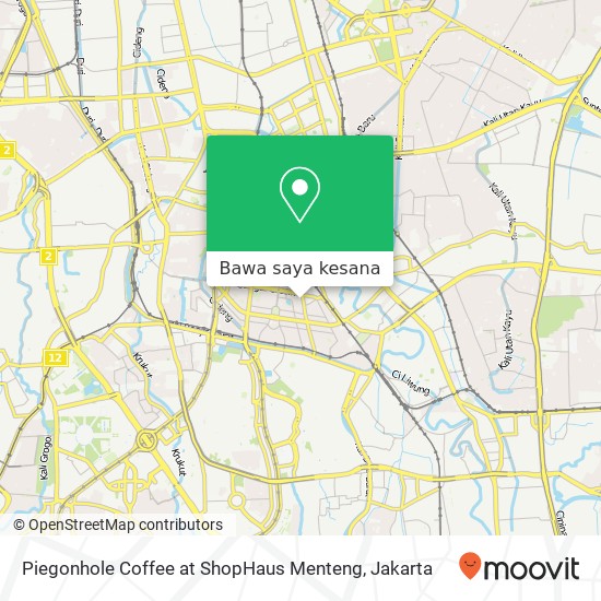 Peta Piegonhole Coffee at ShopHaus Menteng