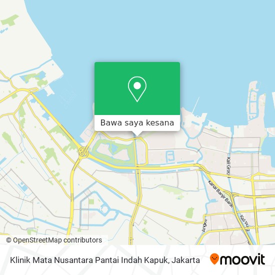 Peta Klinik Mata Nusantara Pantai Indah Kapuk